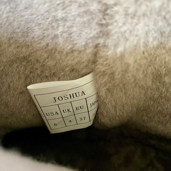 Australia Luxe Collective Joshua Shearling Boots with Beaded Bands Size 6 - Picture 16 of 16